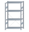 Fachbodenregal Stecksystem, Grundregal, einseitig nutzbar, H1800xB1000xT500, 4 Fachböden, Fachlast 85kg, sendzimirverzinkt