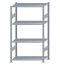 Fachbodenregal Stecksystem, Grundregal, beidseitig nutzbar, H1800xB1000xT500, 4 Fachböden, Fachlast 85kg, sendzimirverzinkt