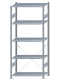 Fachbodenregal Stecksystem, Grundregal, einseitig nutzbar, H2300xB1000xT500, 5 Fachböden, Fachlast 150kg, sendzimirverzinkt