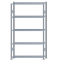 Fachbodenregal Stecksystem, Grundregal, beidseitig nutzbar, H2300xB1300xT300, 5 Fachböden, Fachlast 85kg, sendzimirverzinkt