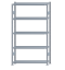 Fachbodenregal Stecksystem, Grundregal, beidseitig nutzbar, H2300xB1300xT300, 5 Fachböden, Fachlast 250kg, sendzimirverzinkt
