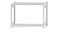 Fachbodenregal Stecksystem, Grundregal, beidseitig nutzbar, H1000xB1300xT400 mm, 2 Fachböden, Fachlast 150 kg, RAL 7035 lichtgrau