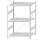 Fachbodenregal Stecksystem, Grundregal, einseitig nutzbar, H1500xB1000xT800 mm, 3 Fachböden, Fachlast 150 kg, RAL 7035 lichtgrau