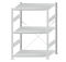 Fachbodenregal Stecksystem, Grundregal, einseitig nutzbar, H1500xB1000xT800 mm, 3 Fachböden, Fachlast 250 kg, RAL 7035 lichtgrau
