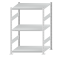 Fachbodenregal Stecksystem, Grundregal, beidseitig nutzbar, H1500xB1000xT800 mm, 3 Fachböden, Fachlast 250 kg, RAL 7035 lichtgrau