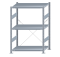 Fachbodenregal Stecksystem, Grundregal, einseitig nutzbar, H1500xB1000xT600 mm, 3 Fachböden, Fachlast 250 kg, sendzimirverzinkt