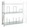 Weitspannregal WS 3000, Anbauregal, Stahlpaneele, H2500xB2500xT600 mm, 4 Fachebenen, verzinkt