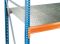 Zusatzebene, Stahlpaneele,  Breite 2140mm, Tiefe 1000mm blau / orange / verzinkt