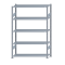 Fachbodenregal Stecksystem, Grundregal, beidseitig nutzbar, H2000xB1300xT400, 5 Fachböden, Fachlast 150kg, sendzimirverzinkt