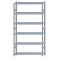 Fachbodenregal Stecksystem, Grundregal, beidseitig nutzbar, H2500xB1300xT300, 6 Fachböden, Fachlast 250kg, sendzimirverzinkt