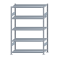 Fachbodenregal Stecksystem, Grundregal, beidseitig nutzbar, H2000xB1300xT500, 5 Fachböden, Fachlast 250kg, sendzimirverzinkt