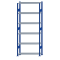 Fachbodenregal Stecksystem, Grundregal, beidseitig nutzbar, H2500xB1000xT300, 6 Fachböden, Fachlast 85kg, RAL 5010 enzianblau / verzinkt