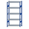 Fachbodenregal Stecksystem, Grundregal, beidseitig nutzbar, H2000xB1000xT400, 5 Fachböden, Fachlast 330kg, RAL 5010 enzianblau / verzinkt