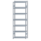 Fachbodenregal Stecksystem, Grundregal, beidseitig nutzbar, H3000xB1000xT400, 7 Fachböden, Fachlast 330kg, sendzimirverzinkt