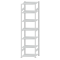 Fachbodenregal Stecksystem, Grundregal, beidseitig nutzbar, H3000xB750xT600, 7 Fachböden, Fachlast 150kg, RAL 7035 lichtgrau