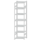 Fachbodenregal Stecksystem, Grundregal, beidseitig nutzbar, H3000xB750xT600, 7 Fachböden, Fachlast 250kg, RAL 7035 lichtgrau