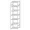 Fachbodenregal Stecksystem, Grundregal, beidseitig nutzbar, H3000xB750xT800, 7 Fachböden, Fachlast 250kg, RAL 7035 lichtgrau