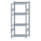 Fachbodenregal Stecksystem, Grundregal, beidseitig nutzbar, H1800xB750xT500, 4 Fachböden, Fachlast 150kg, sendzimirverzinkt