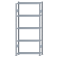 Fachbodenregal Stecksystem, Grundregal, beidseitig nutzbar, H2300xB1000xT300, 5 Fachböden, Fachlast 150kg, sendzimirverzinkt