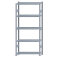 Fachbodenregal Stecksystem, Grundregal, beidseitig nutzbar, H2300xB1000xT300, 5 Fachböden, Fachlast 330kg, sendzimirverzinkt