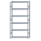 Fachbodenregal Stecksystem, Grundregal, beidseitig nutzbar, H2750xB1300xT400, 6 Fachböden, Fachlast 150kg, sendzimirverzinkt