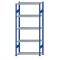 Fachbodenregal Stecksystem, Grundregal, beidseitig nutzbar, H2300xB1000xT400, 5 Fachböden, Fachlast 150kg, RAL 5010 enzianblau / verzinkt