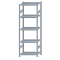 Fachbodenregal Stecksystem, Grundregal, beidseitig nutzbar, H2300xB750xT500, 5 Fachböden, Fachlast 250kg, sendzimirverzinkt