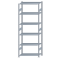 Fachbodenregal Stecksystem, Grundregal, beidseitig nutzbar, H2750xB1000xT500, 6 Fachböden, Fachlast 85kg, sendzimirverzinkt