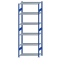 Fachbodenregal Stecksystem, Grundregal, beidseitig nutzbar, H2750xB1000xT500, 6 Fachböden, Fachlast 85kg, RAL 5010 enzianblau / verzinkt