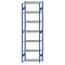 Fachbodenregal Stecksystem, Grundregal, beidseitig nutzbar, H3500xB1000xT500, 7 Fachböden, Fachlast 150kg, RAL 5010 enzianblau / verzinkt