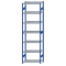 Fachbodenregal Stecksystem, Grundregal, beidseitig nutzbar, H3500xB1000xT500, 7 Fachböden, Fachlast 330kg, RAL 5010 enzianblau / verzinkt