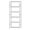 Fachbodenregal Stecksystem, Grundregal, beidseitig nutzbar, H2750xB1000xT500, 6 Fachböden, Fachlast 150kg, RAL 7035 lichtgrau