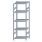 Fachbodenregal Stecksystem, Grundregal, beidseitig nutzbar, H2300xB750xT600, 5 Fachböden, Fachlast 250kg, sendzimirverzinkt