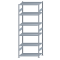 Fachbodenregal Stecksystem, Grundregal, beidseitig nutzbar, H2750xB1000xT600, 6 Fachböden, Fachlast 250kg, sendzimirverzinkt