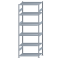 Fachbodenregal Stecksystem, Grundregal, beidseitig nutzbar, H2750xB1000xT600, 6 Fachböden, Fachlast 330kg, sendzimirverzinkt