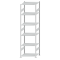 Fachbodenregal Stecksystem, Grundregal, beidseitig nutzbar, H2750xB750xT600, 6 Fachböden, Fachlast 150kg, RAL 7035 lichtgrau