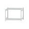 Fachbodenregal Stecksystem, Grundregal, beidseitig nutzbar, H1000xB1300xT600 mm, 2 Fachböden, Fachlast 150 kg, RAL 7035 lichtgrau