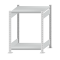 Fachbodenregal Stecksystem, Grundregal, beidseitig nutzbar, H1000xB750xT600 mm, 2 Fachböden, Fachlast 250 kg, RAL 7035 lichtgrau