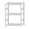 Fachbodenregal Stecksystem, Grundregal, beidseitig nutzbar, H1500xB1000xT600 mm, 3 Fachböden, Fachlast 150 kg, RAL 7035 lichtgrau