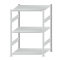 Fachbodenregal Stecksystem, Grundregal, beidseitig nutzbar, H1500xB1000xT800 mm, 3 Fachböden, Fachlast 150 kg, RAL 7035 lichtgrau