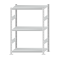 Fachbodenregal Stecksystem, Grundregal, beidseitig nutzbar, H1500xB1000xT500 mm, 3 Fachböden, Fachlast 250 kg, RAL 7035 lichtgrau
