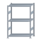 Fachbodenregal Stecksystem, Grundregal, beidseitig nutzbar, H1500xB1000xT500 mm, 3 Fachböden, Fachlast 250 kg, sendzimirverzinkt