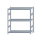 Fachbodenregal Stecksystem, Grundregal, beidseitig nutzbar, H1500xB1300xT500 mm, 3 Fachböden, Fachlast 250 kg, sendzimirverzinkt