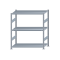 Fachbodenregal Stecksystem, Grundregal, beidseitig nutzbar, H1500xB1300xT600 mm, 3 Fachböden, Fachlast 250 kg, sendzimirverzinkt