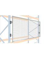 Drahtgitter-Rückwand inkl. Befestigung (Überstand 120 / 150 mm), Höhe 900 mm, Breite 1825 mm, RAL 7037 staubgrau