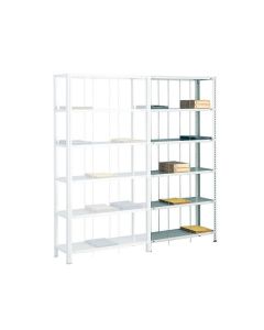 Fädelstäberegal Schraubsystem, Anbauregal, H2000xB900xT350, verzinkt