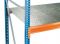 Zusatzebene, Stahlpaneele, Breite 2140mm, Tiefe 1200mm blau / orange / verzink