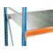 Zusatzebene, Stahlpaneele,  Breite 1785mm, Tiefe 600mm blau / orange / verzinkt