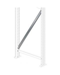 Diagonalstrebe - für Rahmenfachwerk MF-40, Länge 1102mm, Rahmentiefe 800mm, verzinkt