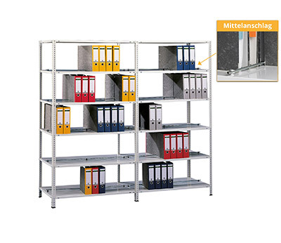 Büroregal Schraubsystem